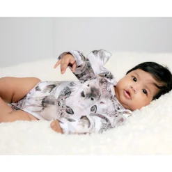 Gugguu Baby Print Frilla Bodysuit