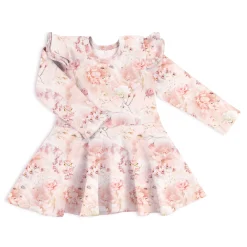 Gugguu Baby Print Rib Florette Dress