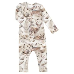 Gugguu Baby Print Rib Full Bodysuit