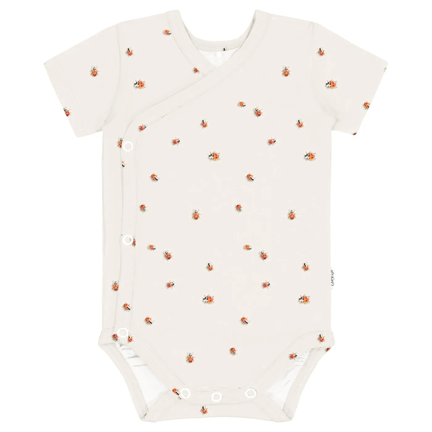 Gugguu Baby Print T-shirt Wrap Bodysuit