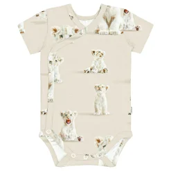 Gugguu Baby Print T-shirt Wrap Bodysuit