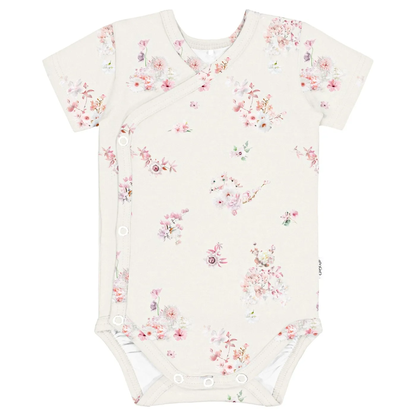 Gugguu Baby Print T-shirt Wrap Bodysuit