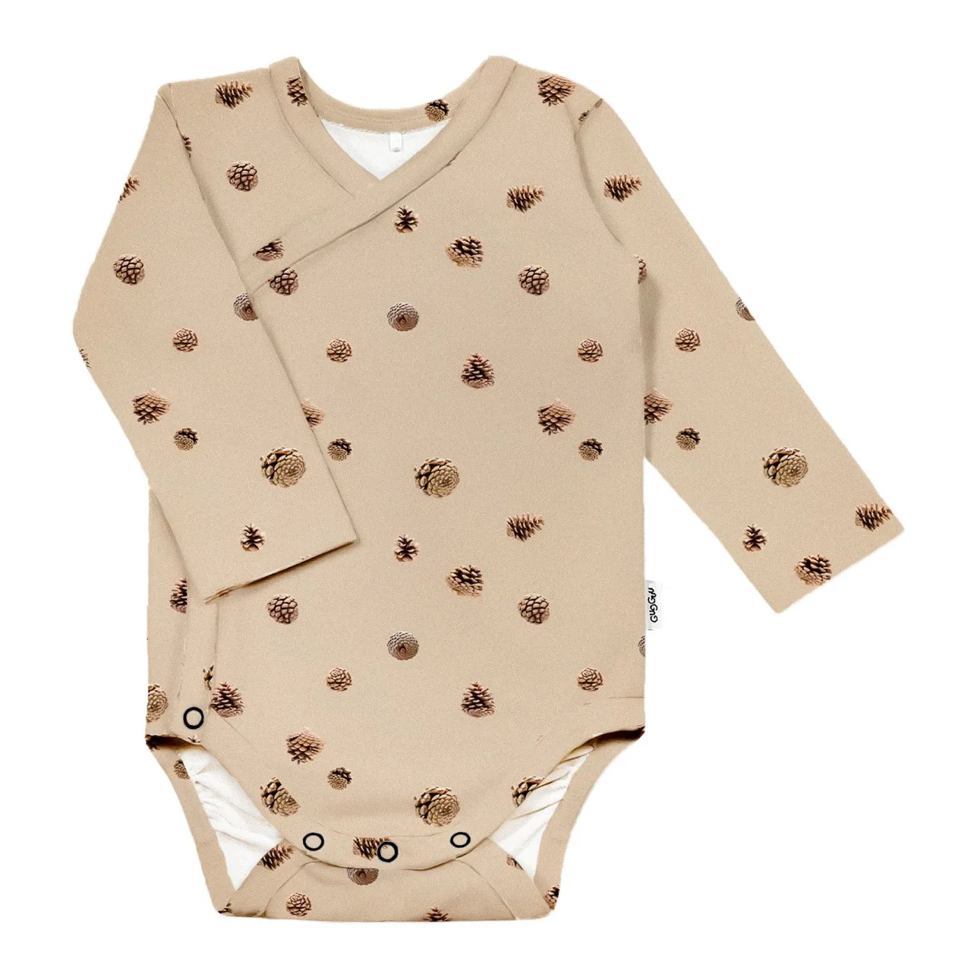 Gugguu Baby Print Wrap Bodysuit