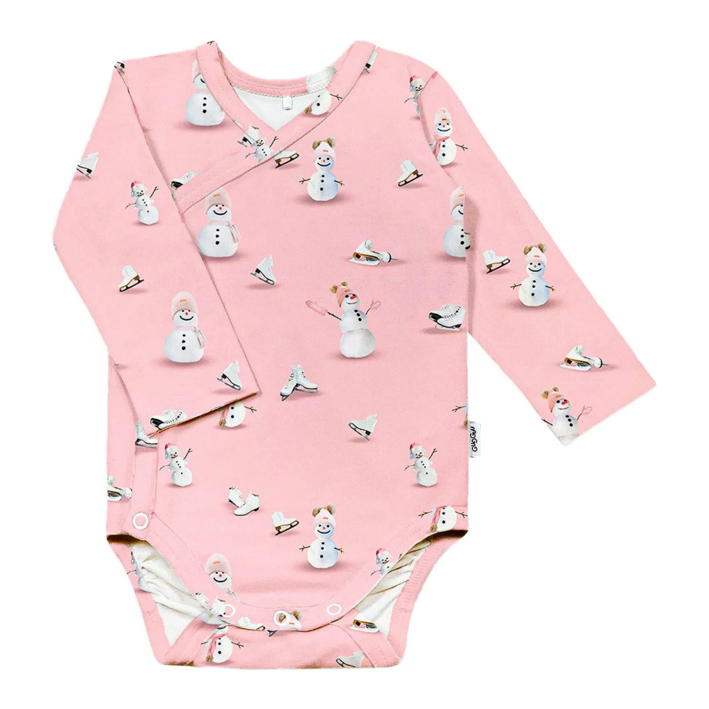 Gugguu Baby Print Wrap Bodysuit