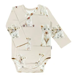 Gugguu Baby Print Wrap Bodysuit