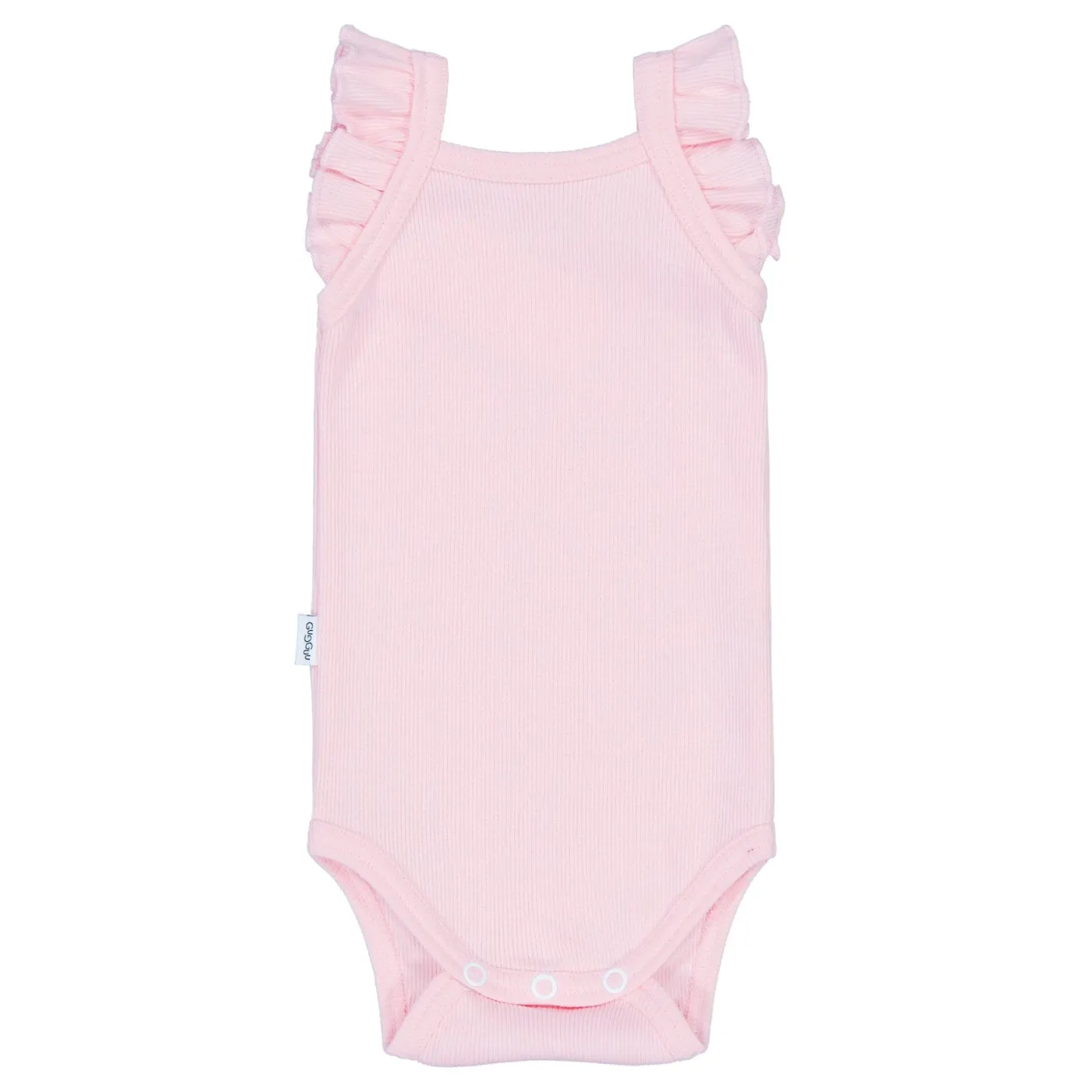 Gugguu Baby Rib Ruffle Body