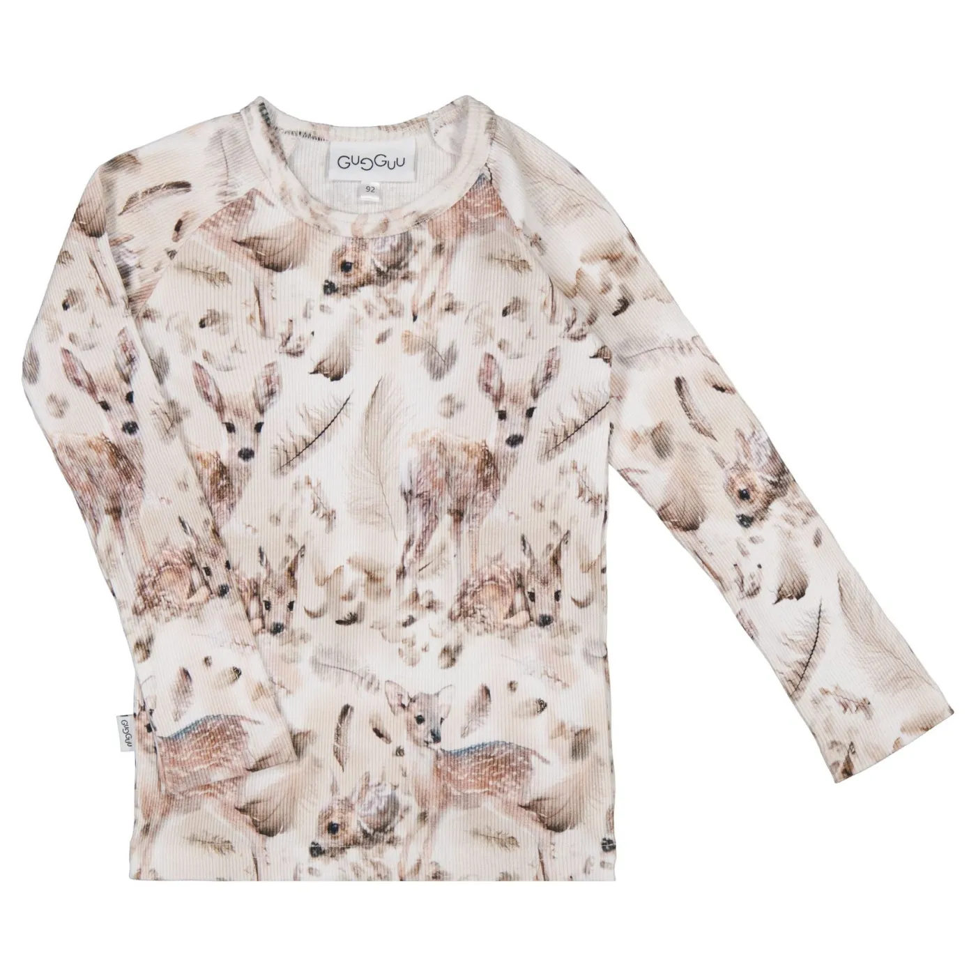 Gugguu Classic Print Rib Shirt