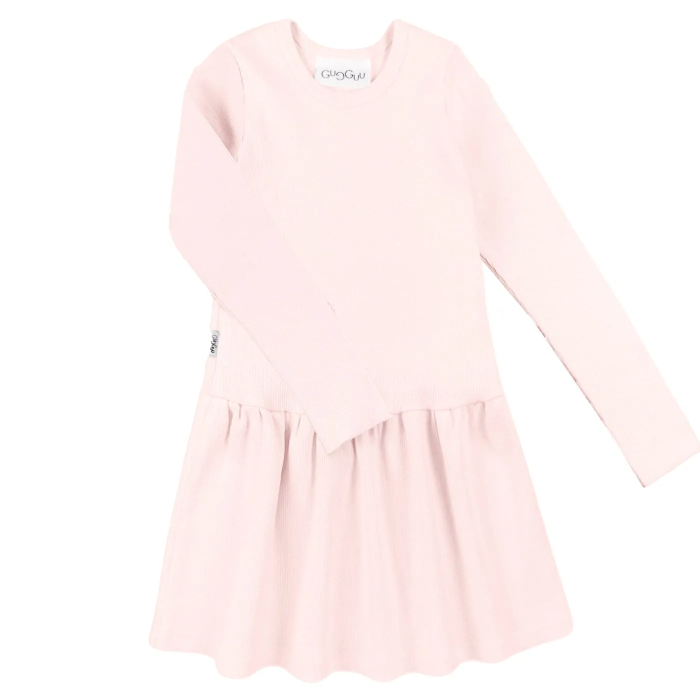 Gugguu Classic Rib Long Sleeve Dress