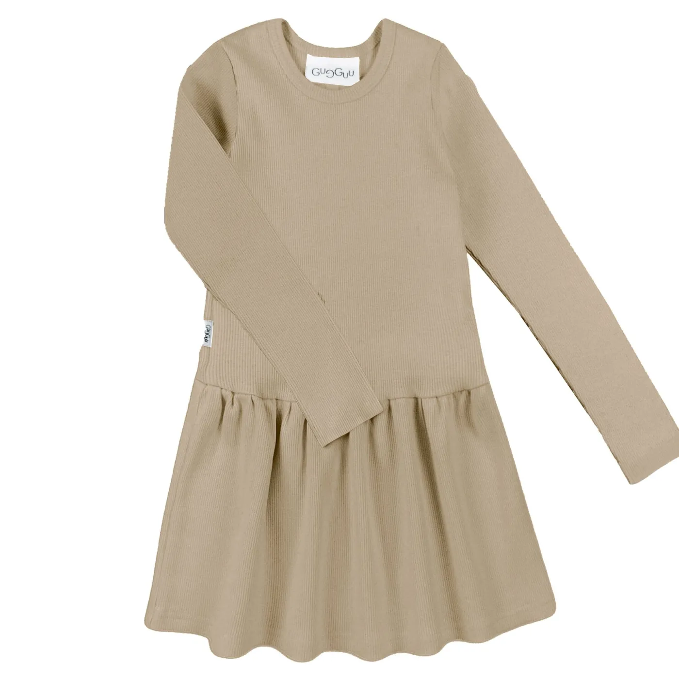 Gugguu Classic Rib Long Sleeve Dress