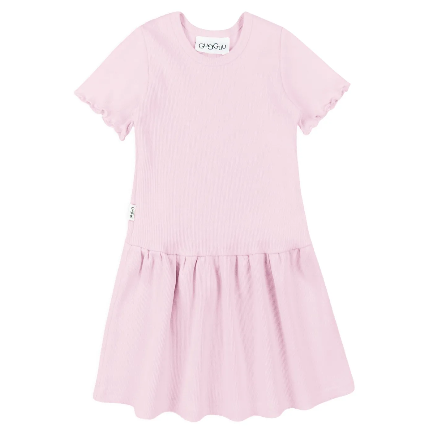 Gugguu Classic Rib Short Sleeve Dress