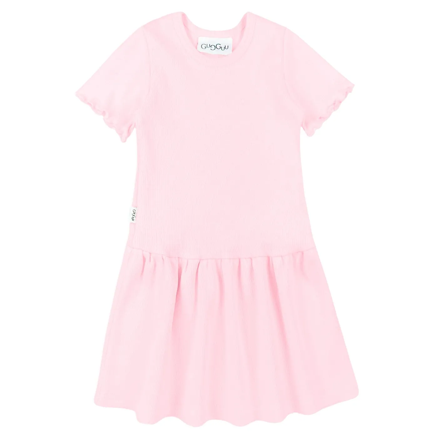 Gugguu Classic Rib Short Sleeve Dress