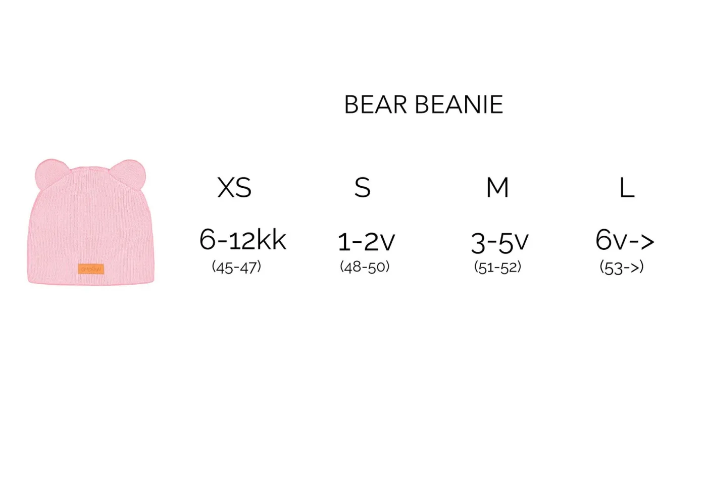 Gugguu Cotton Bear Beanie