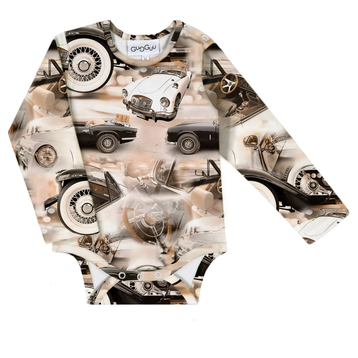 Gugguu Outlet Baby Print Bodysuit