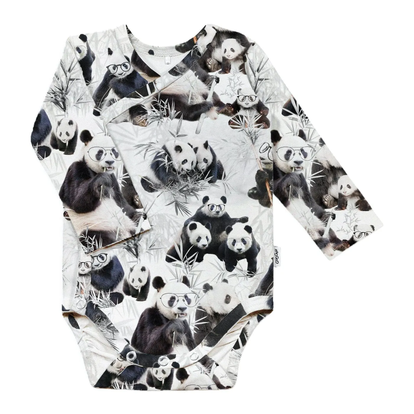 Gugguu Outlet Baby Print Wrap Bodysuit
