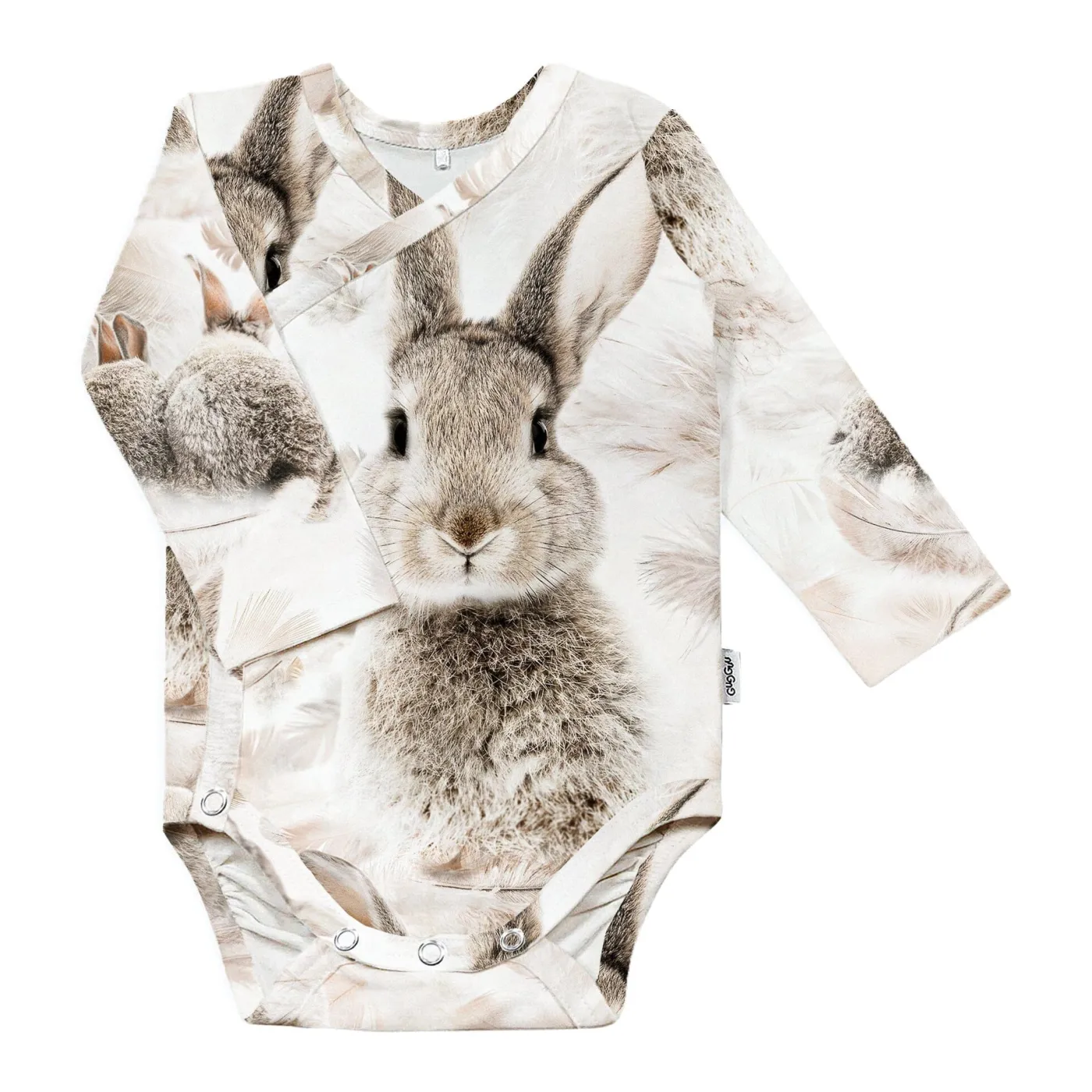 Gugguu Outlet Baby Print Wrap Bodysuit
