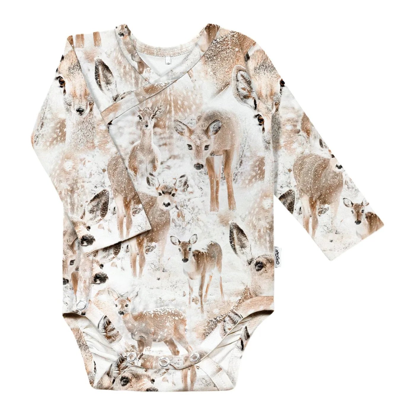 Gugguu Outlet Baby Print Wrap Bodysuit
