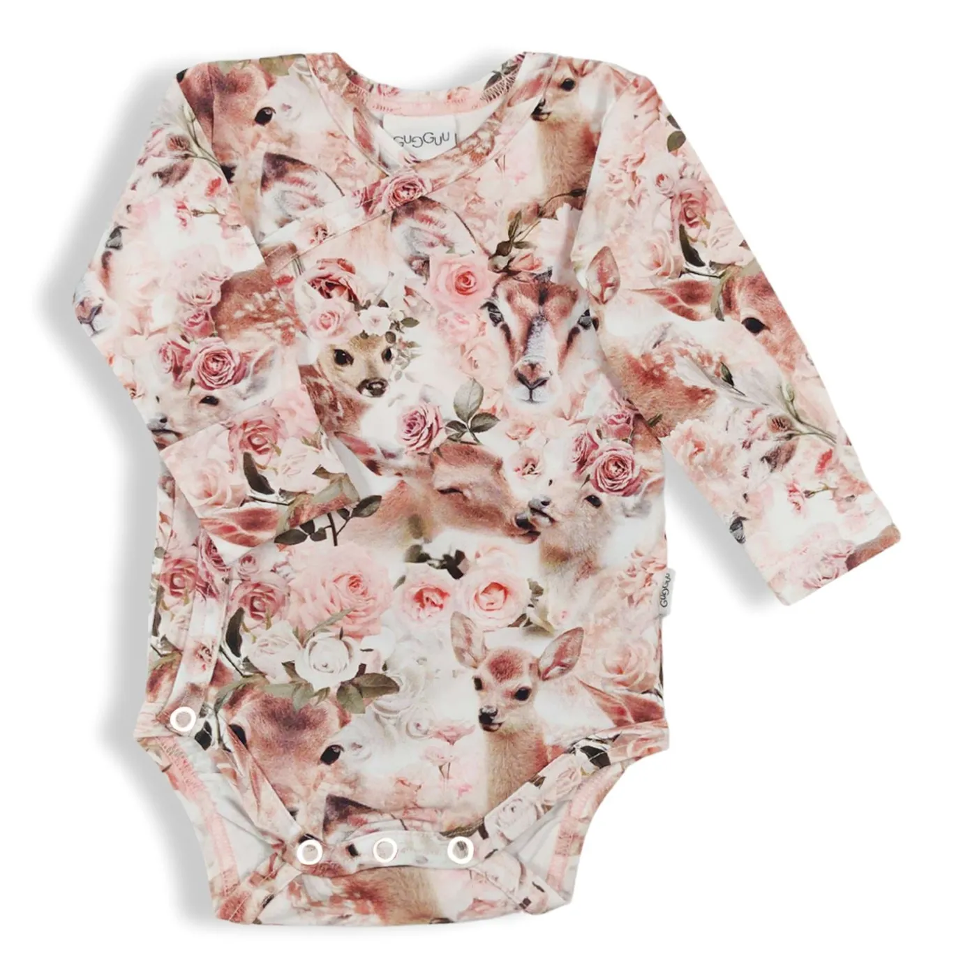 Gugguu Outlet Baby Print Wrap Bodysuit
