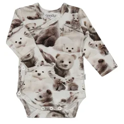 Gugguu Outlet Baby Print Wrap Bodysuit