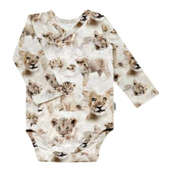 Gugguu Outlet Baby Print Wrap Bodysuit