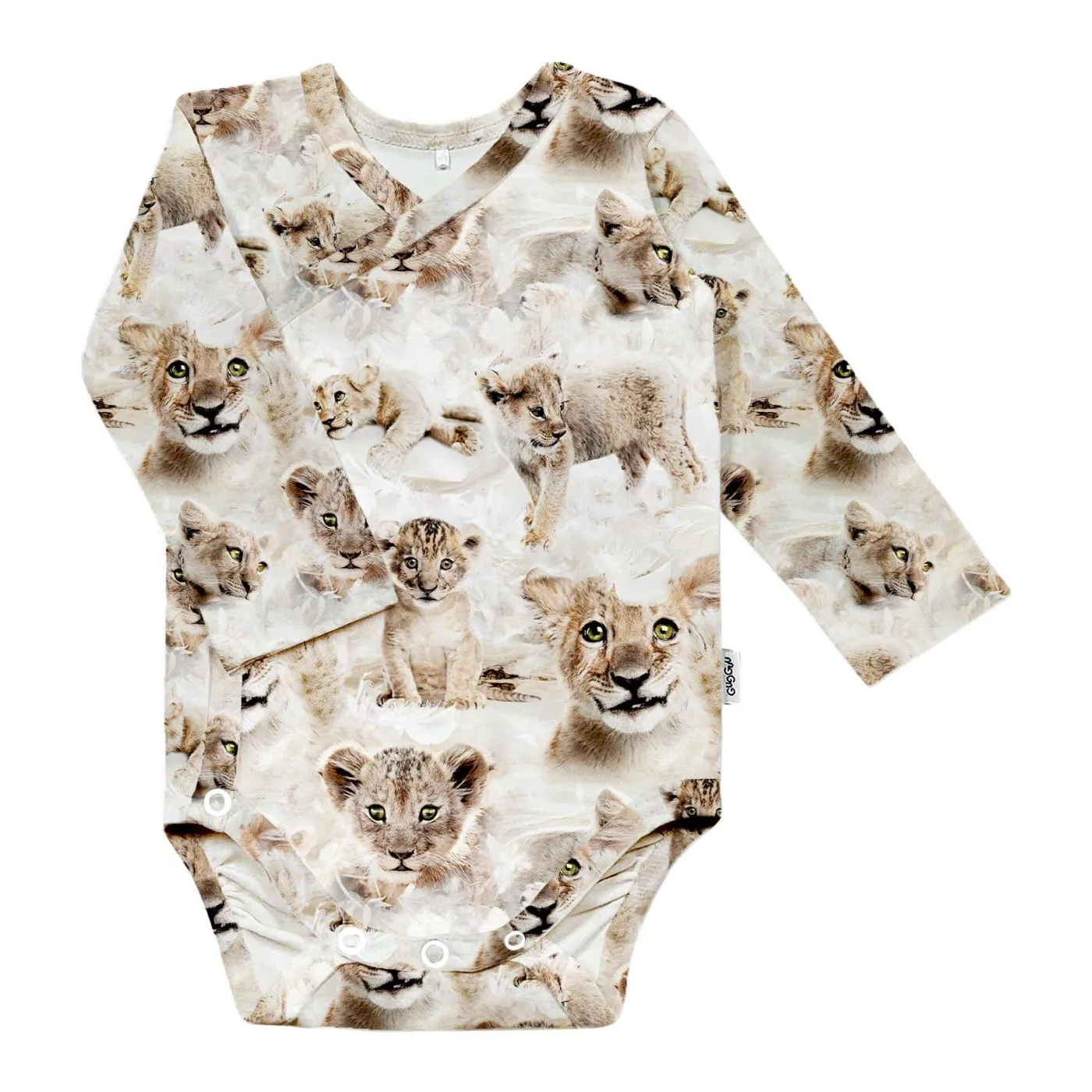 Gugguu Outlet Baby Print Wrap Bodysuit