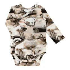 Gugguu Outlet Baby Print Wrap Bodysuit