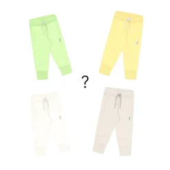 Gugguu Outlet Cube Baggy Sweatpants (Beige/Vihertävä/Valkonen/Kellertävä)