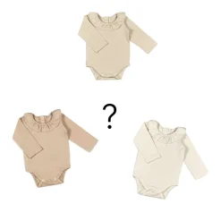 Gugguu OUTLET MINI RUFFLE COLLAR BODY (Beige/Valkonen)