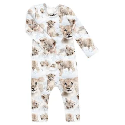 Gugguu Outlet Outlet Baby Print Rib Full Bodysuit
