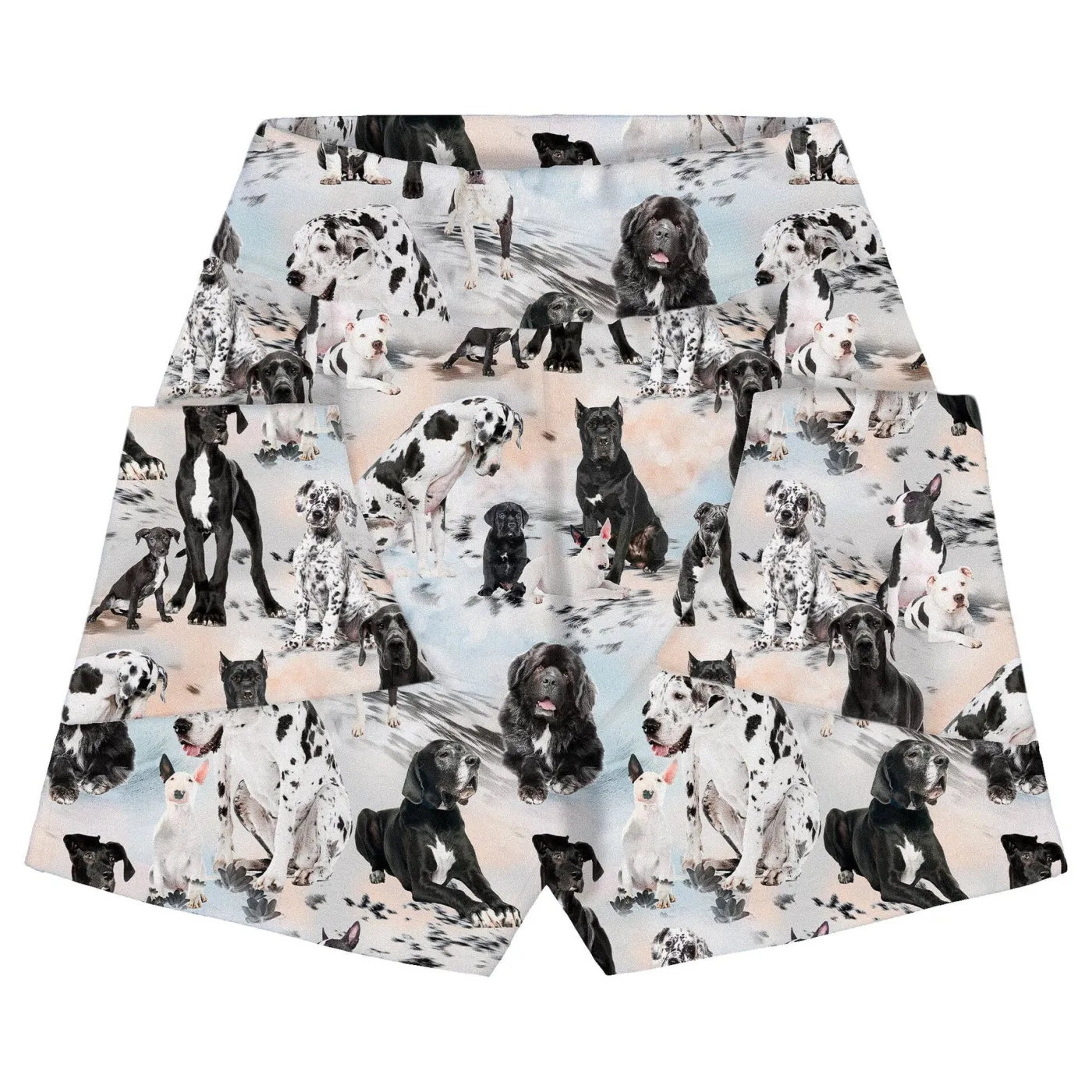Gugguu Print College Baggy Shorts