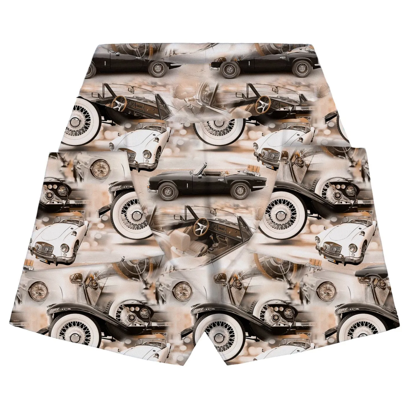 Gugguu Print College Baggy Shorts