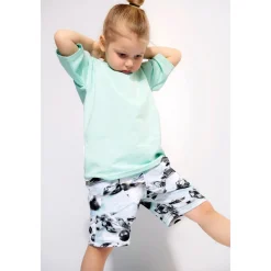 Gugguu Print College Baggy Shorts