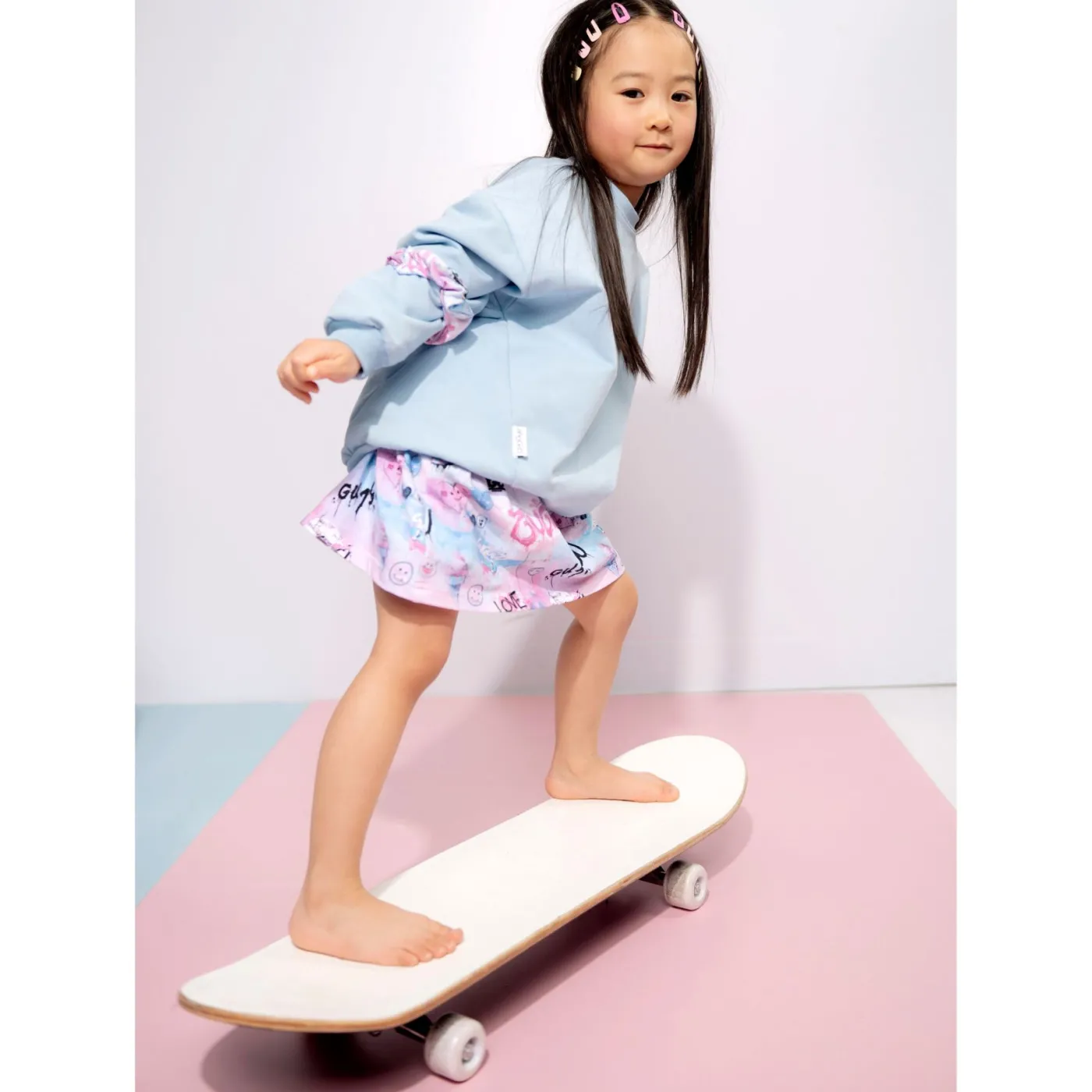 Gugguu Print Flow Skirt