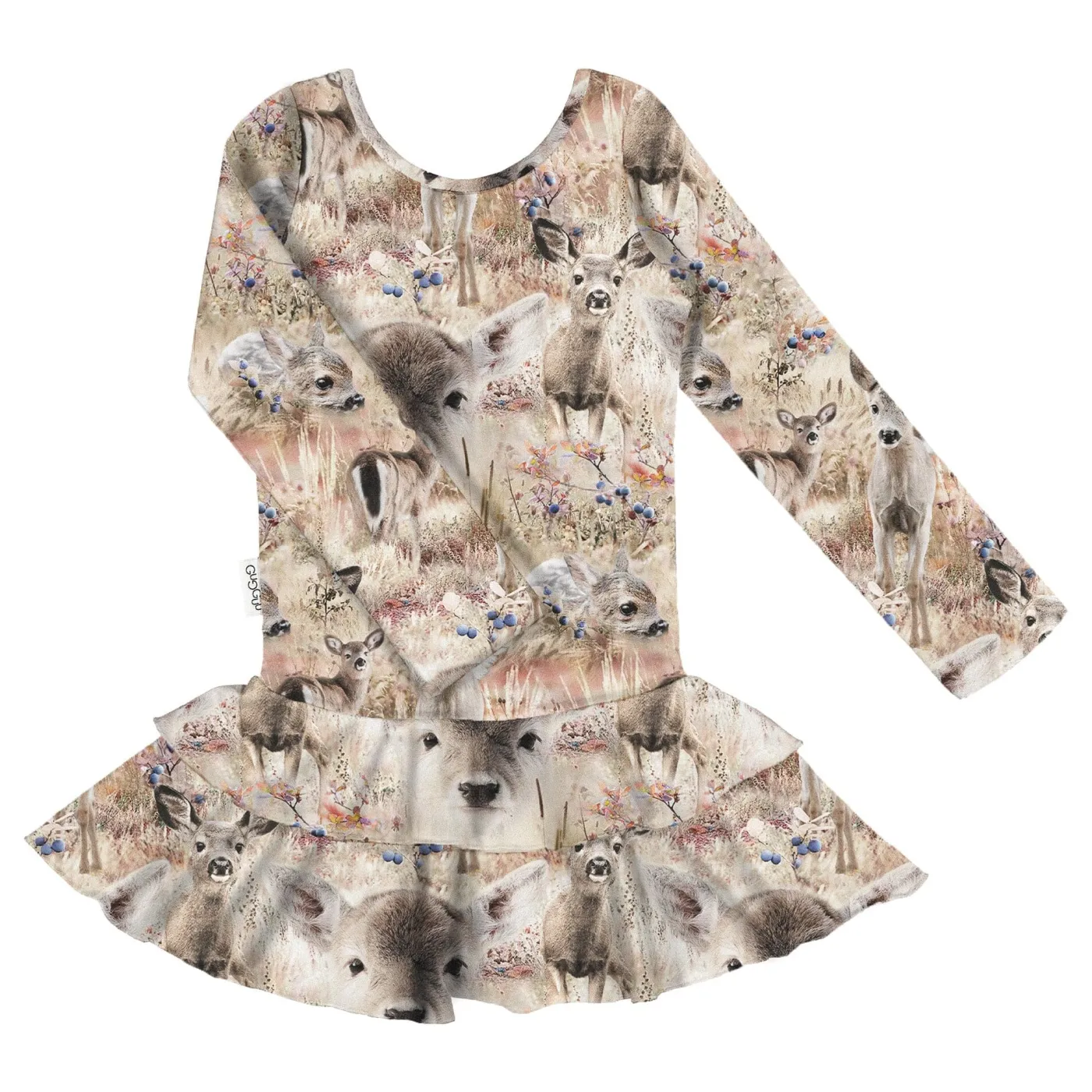Gugguu Print Frilla Dress