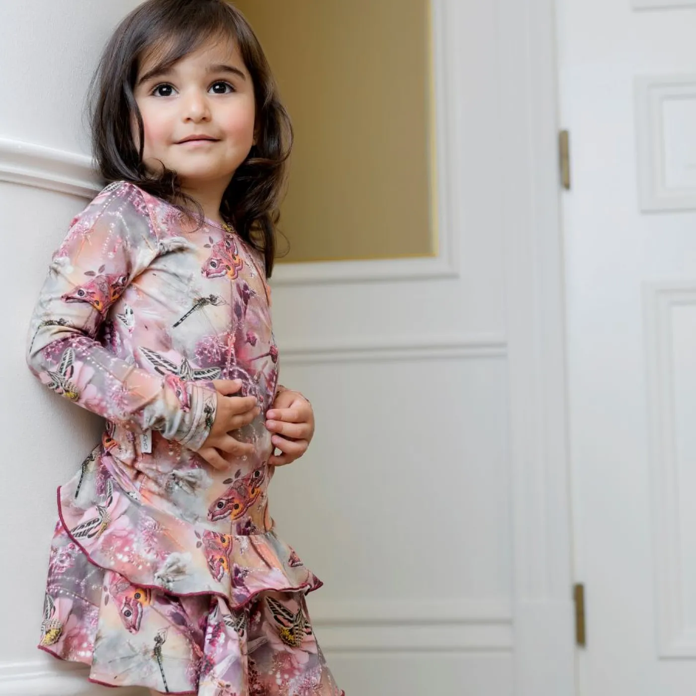 Gugguu Print Frilla Dress