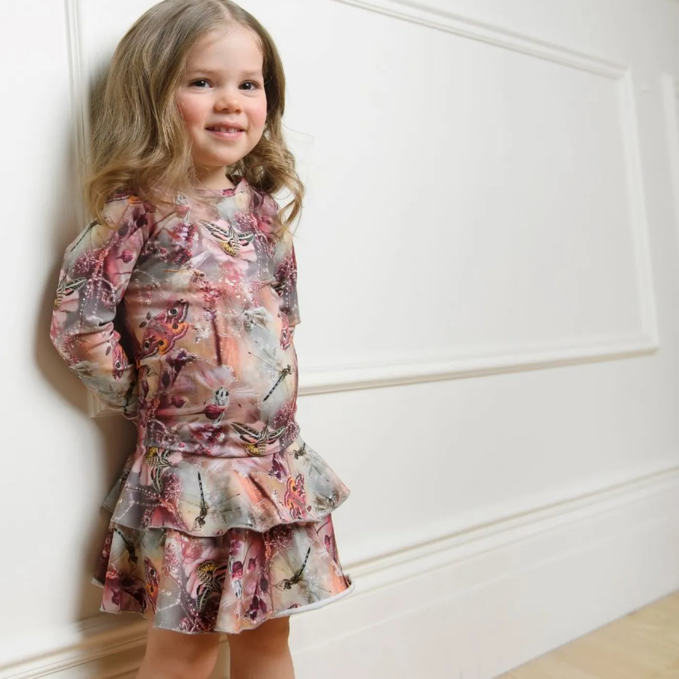 Gugguu Print Frilla Dress