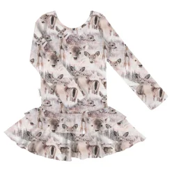 Gugguu Print Frilla Dress