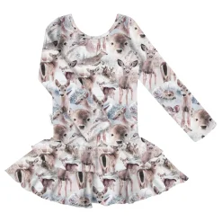 Gugguu Print Frilla Dress