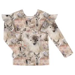 Gugguu Print Frilla Shirt