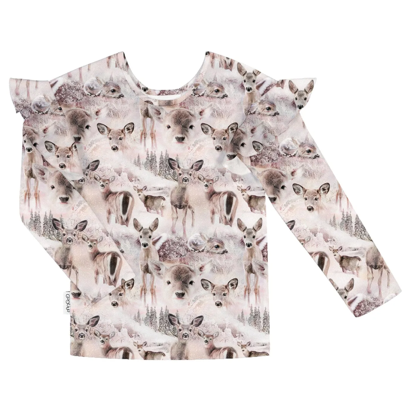 Gugguu Print Frilla Shirt
