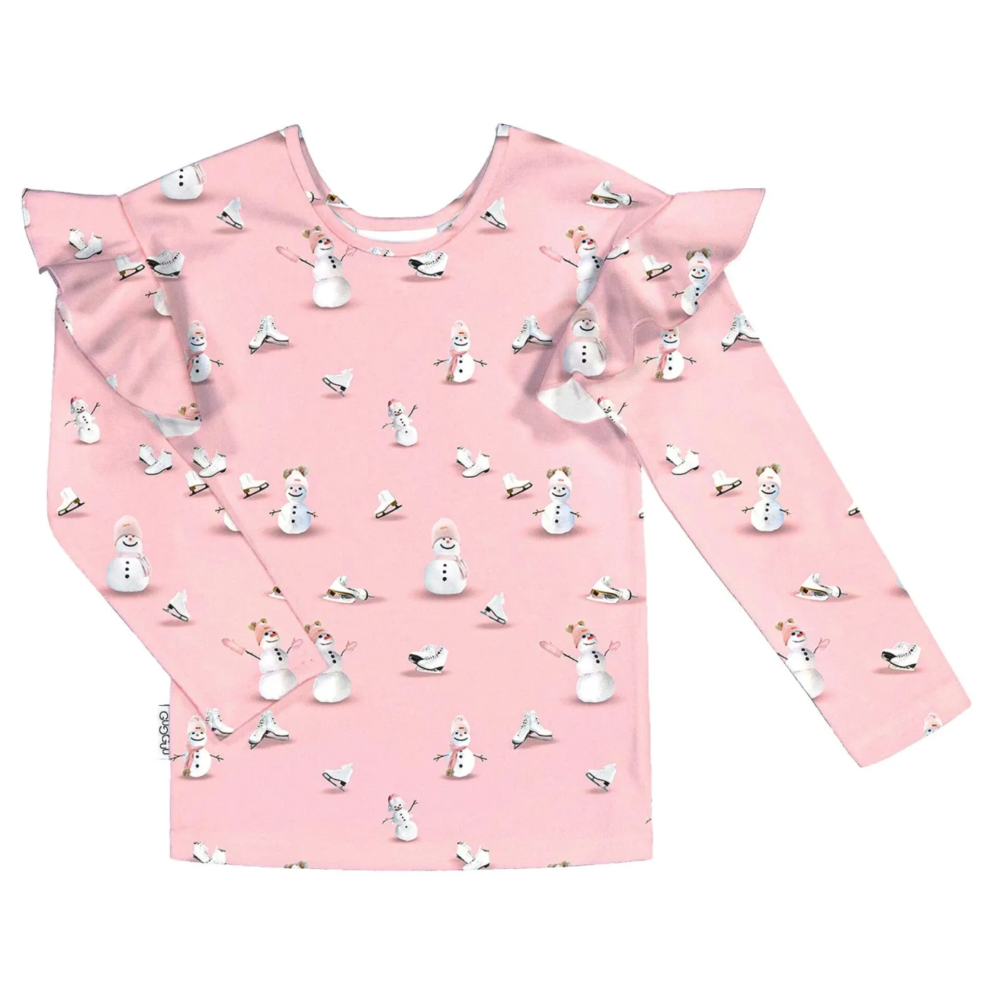 Gugguu Print Frilla Shirt