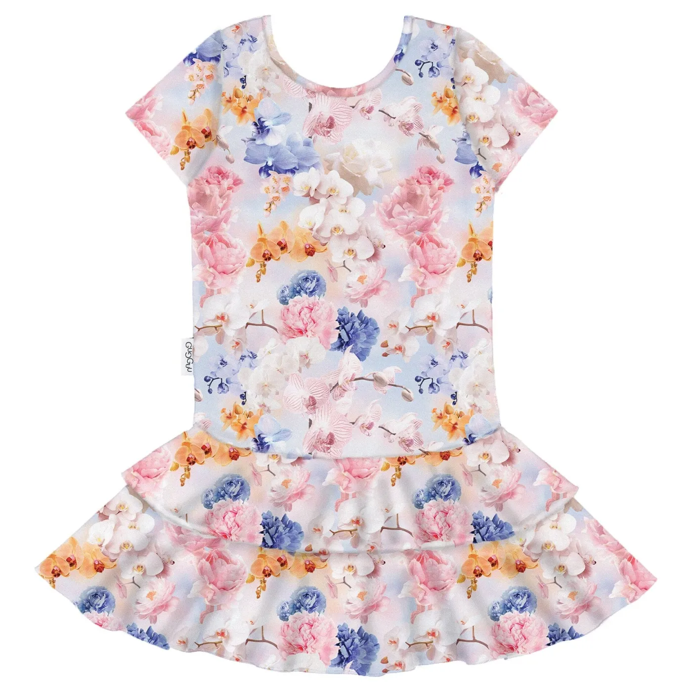 Gugguu Print Frilla T-Shirt Dress