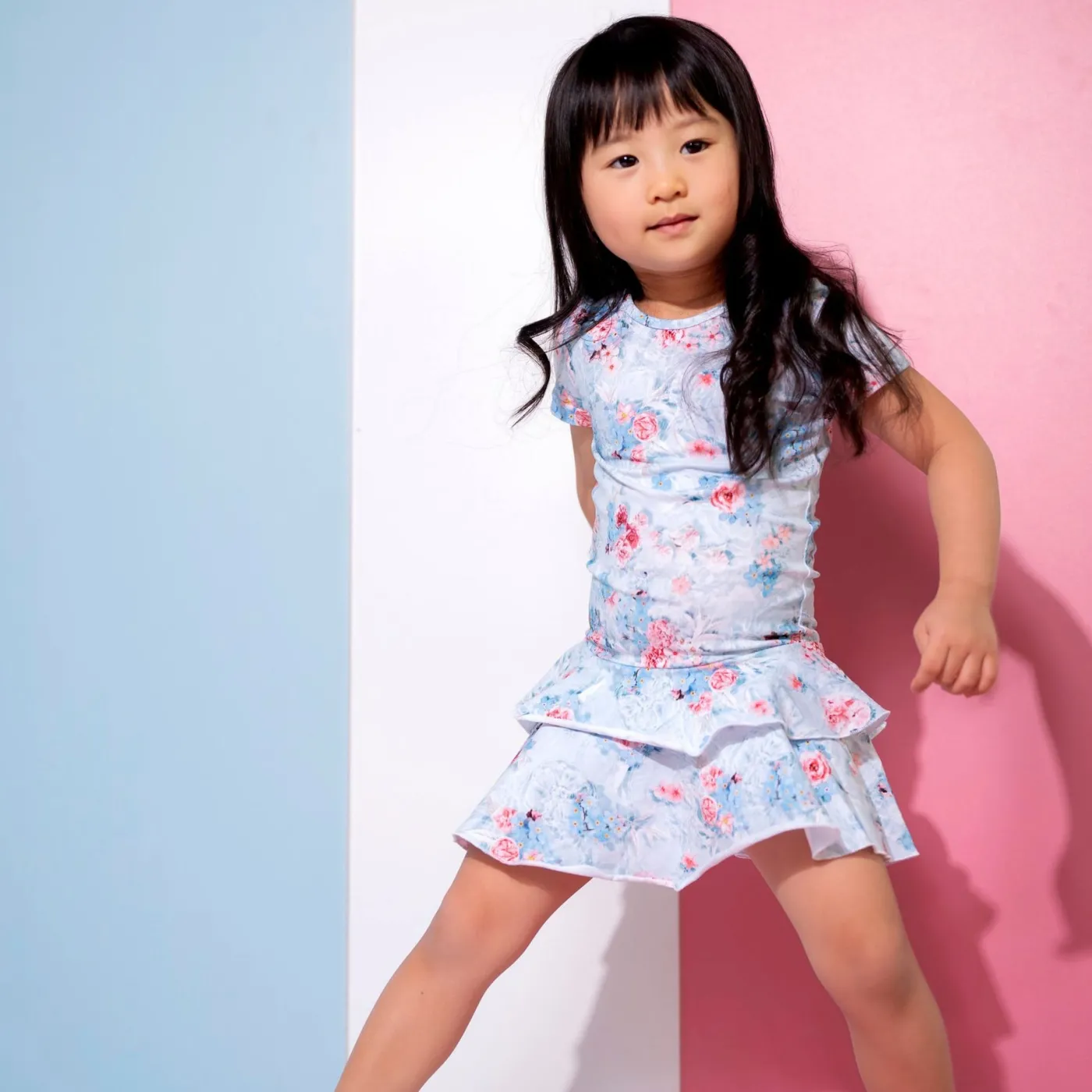 Gugguu Print Frilla T-Shirt Dress