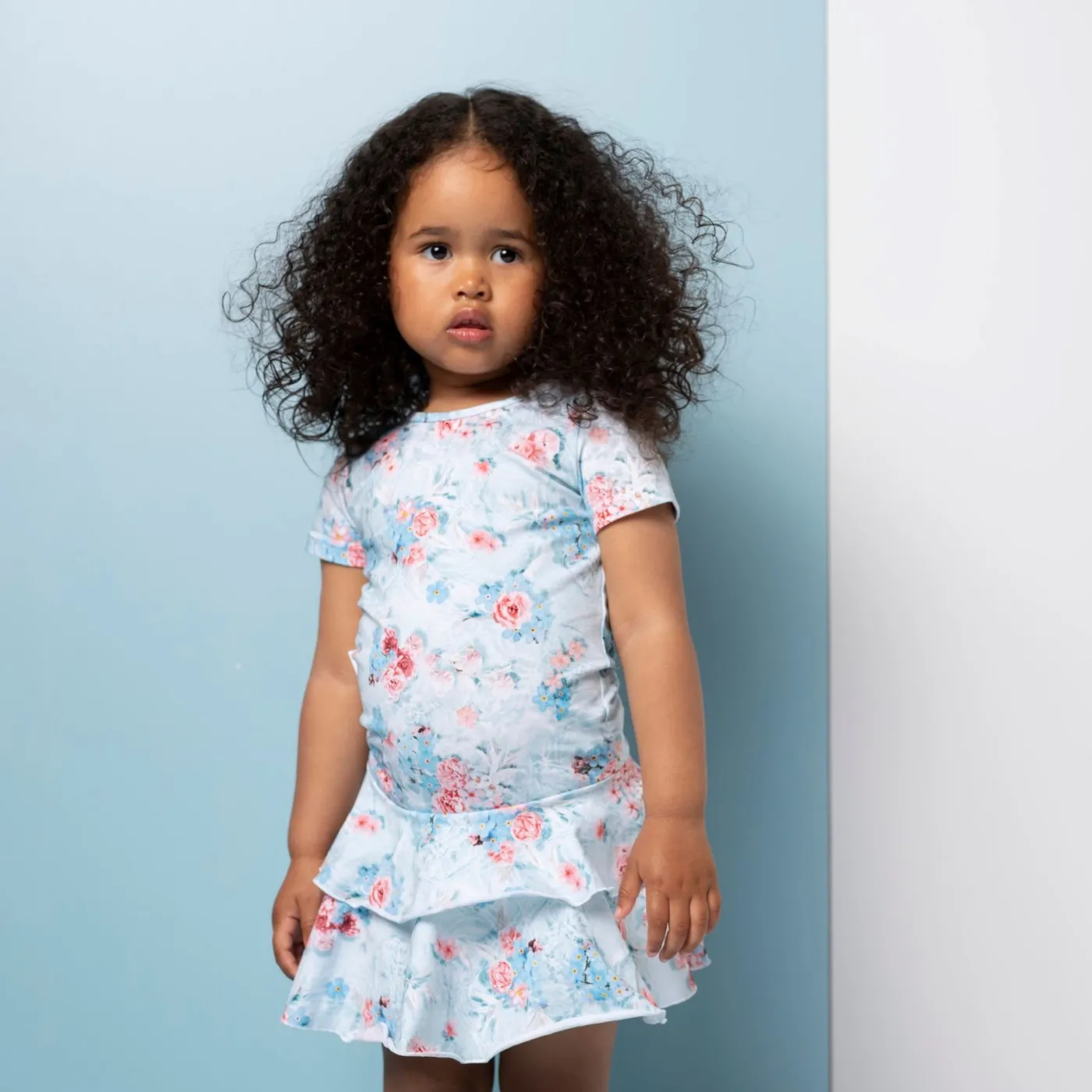 Gugguu Print Frilla T-Shirt Dress