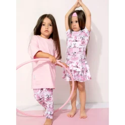 Gugguu Print Frilla T-shirt Dress