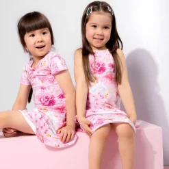 Gugguu Print Frilla T-shirt Dress