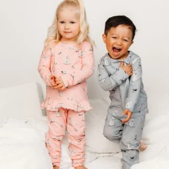 Gugguu Print Pyjama Frilla Top