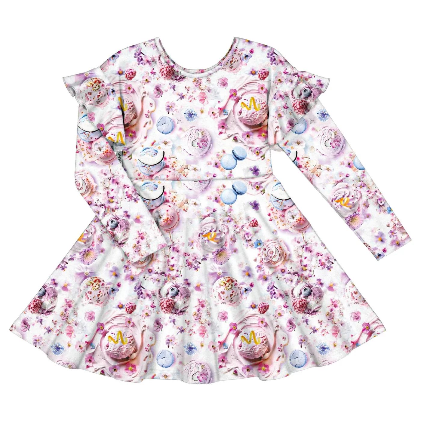 Gugguu Print Smoc Dress