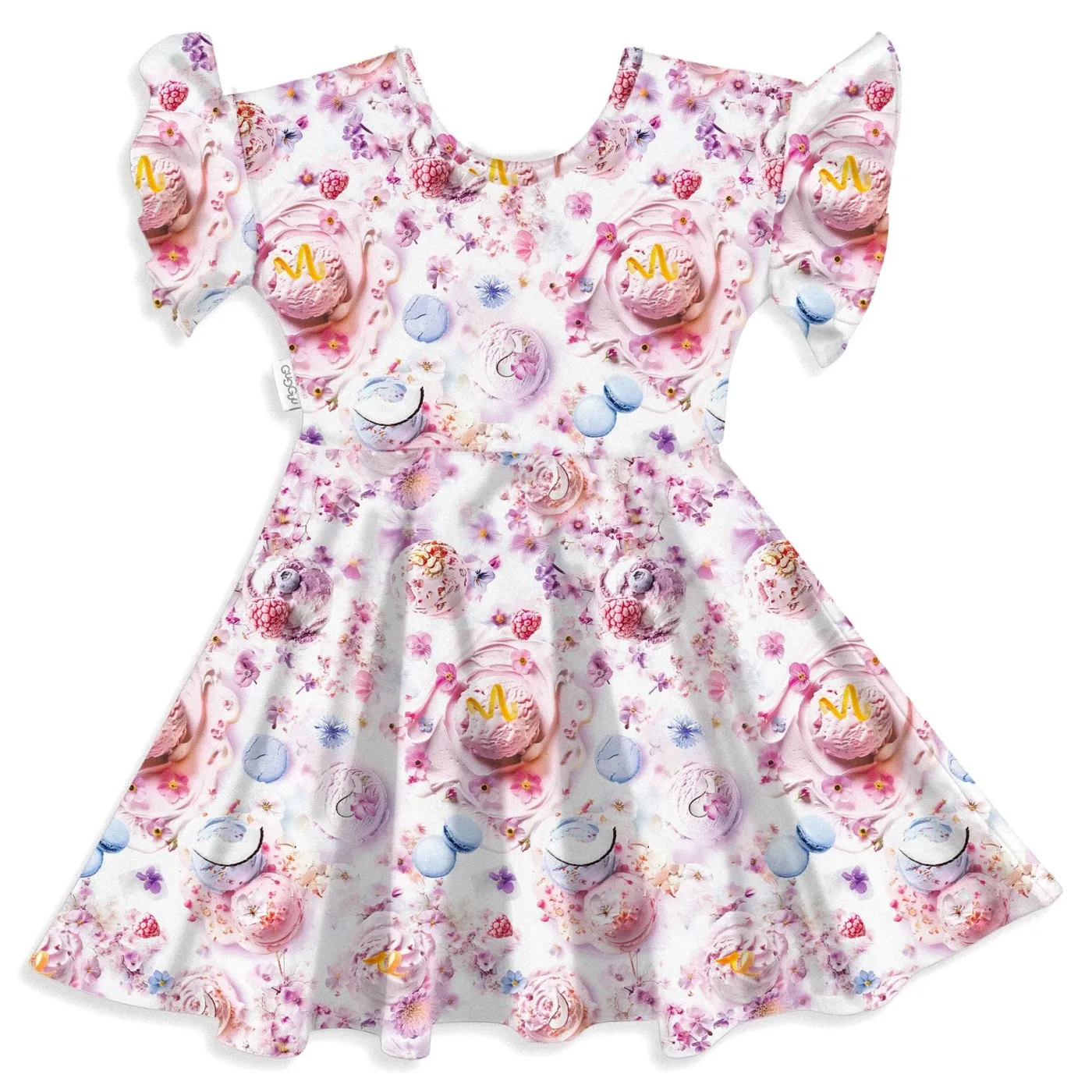 Gugguu Print Smoc T-Shirt Dress