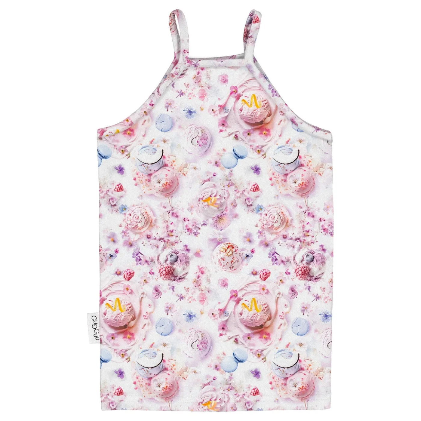 Gugguu Print Spaghetti Top