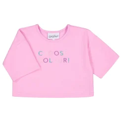 Gugguu Slogan Cropped T-Shirt